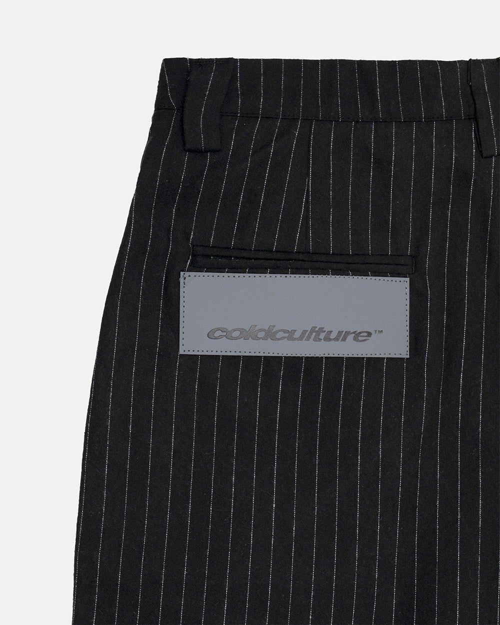 SEAM EFFECT LINE PANTS BLACK - Cold Culture