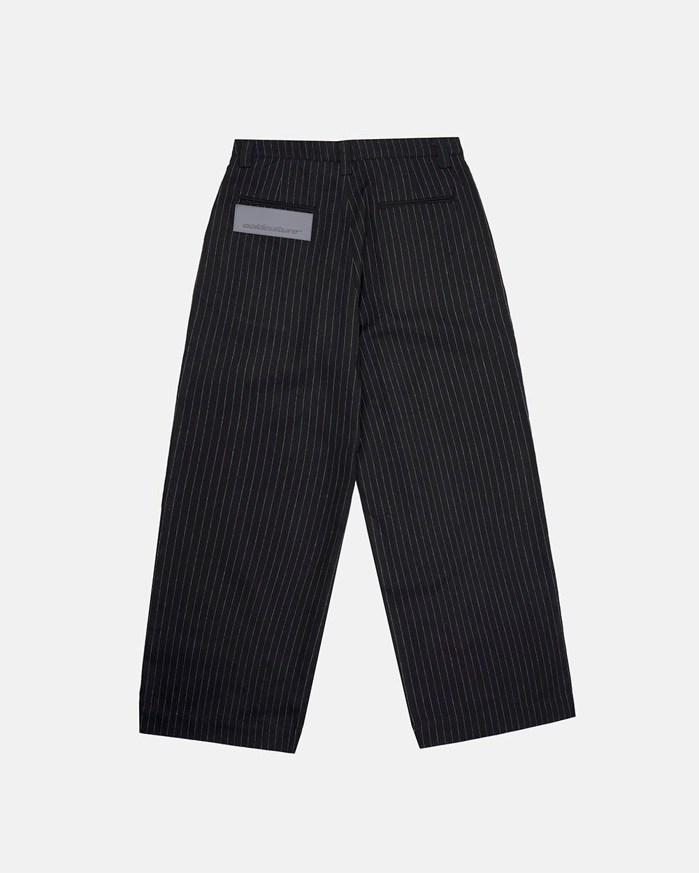 SEAM EFFECT LINE PANTS BLACK - Cold Culture