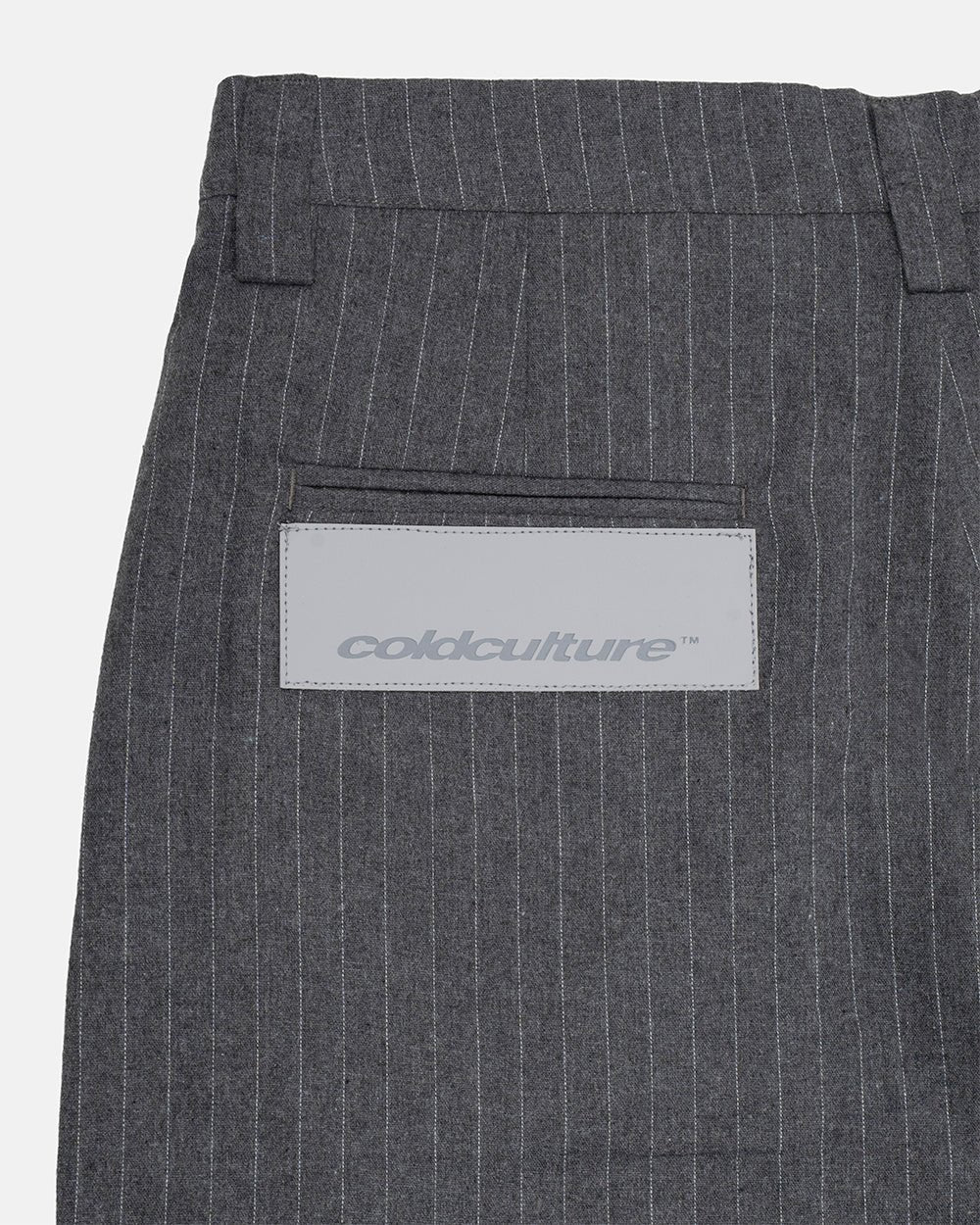 SEAM EFFECT LINE PANTS GREY - Cold Culture