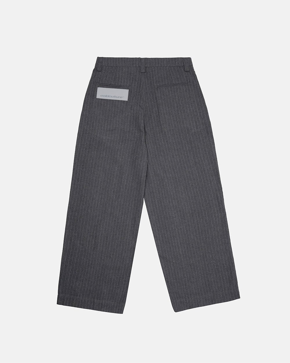 SEAM EFFECT LINE PANTS GREY - Cold Culture