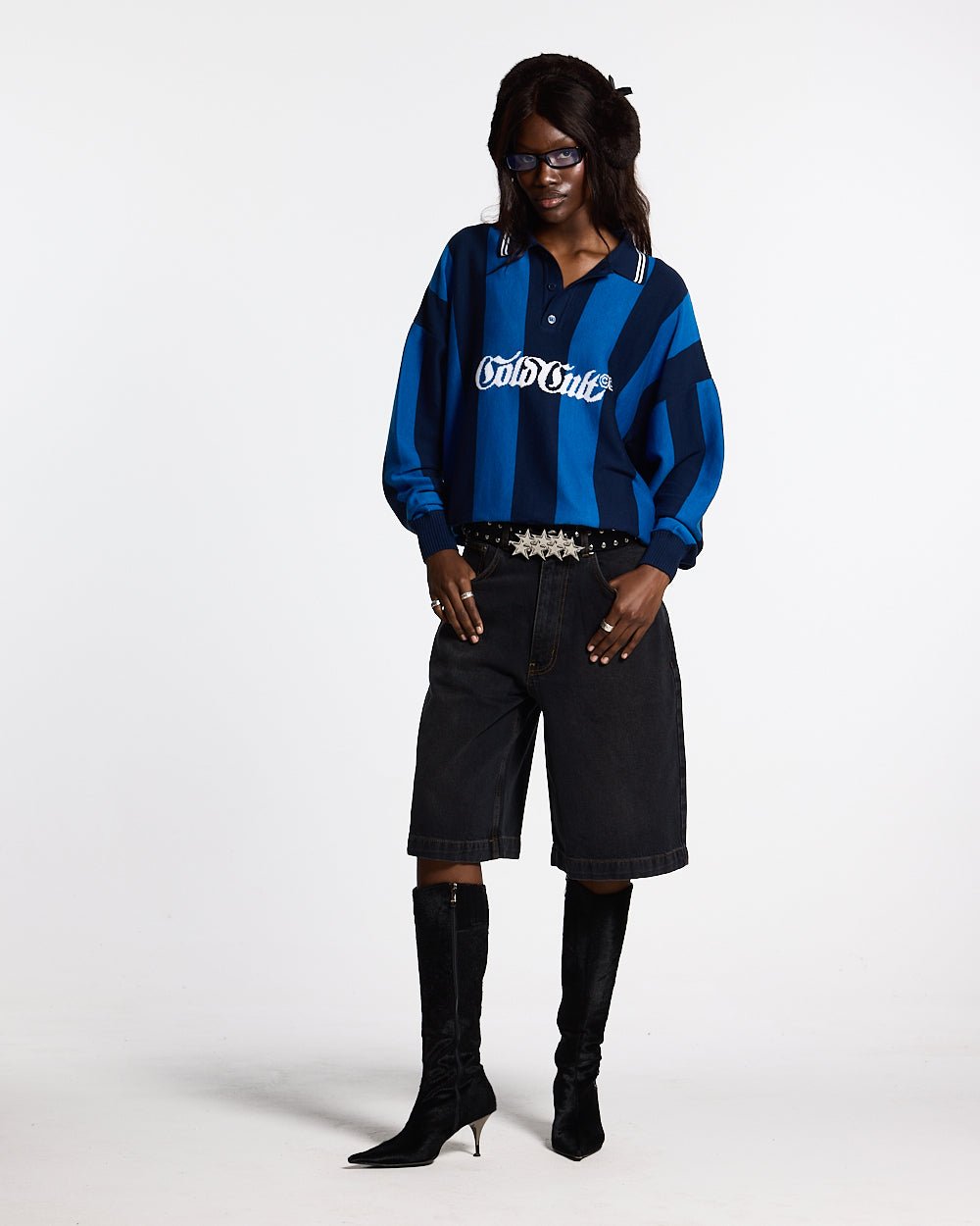 SEAWAVES KNIT BLUE STRIPES - COLD CULTURE