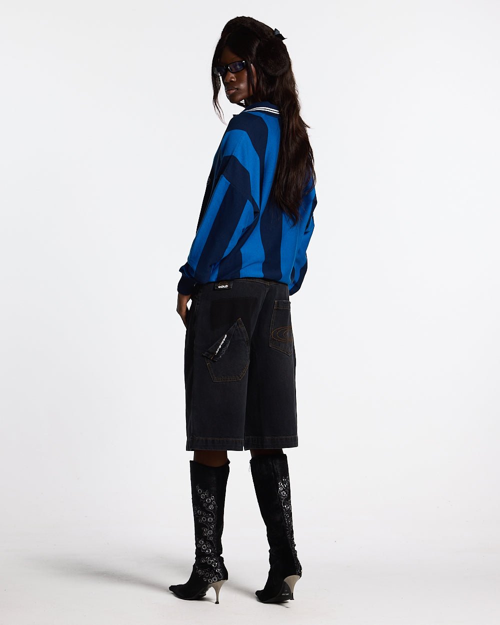 SEAWAVES KNIT BLUE STRIPES - COLD CULTURE