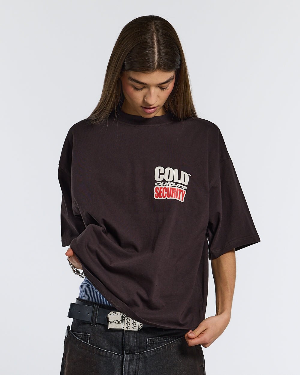 SECURITY TEE GANACHE BLACK - COLD CULTURE