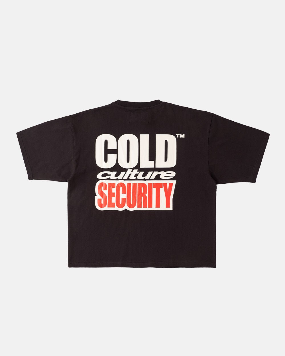 SECURITY TEE GANACHE BLACK - COLD CULTURE