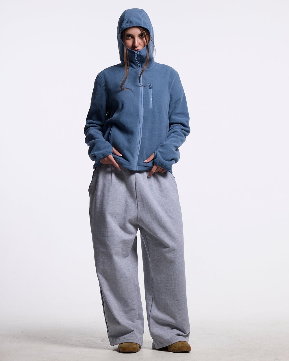 SHADOW FLEECE LIGHT BLUE - Cold Culture