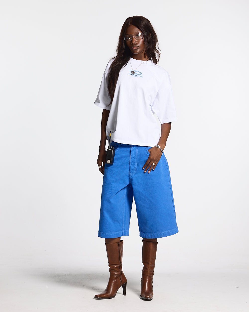 SHIMMER TEE WHITE - COLD CULTURE