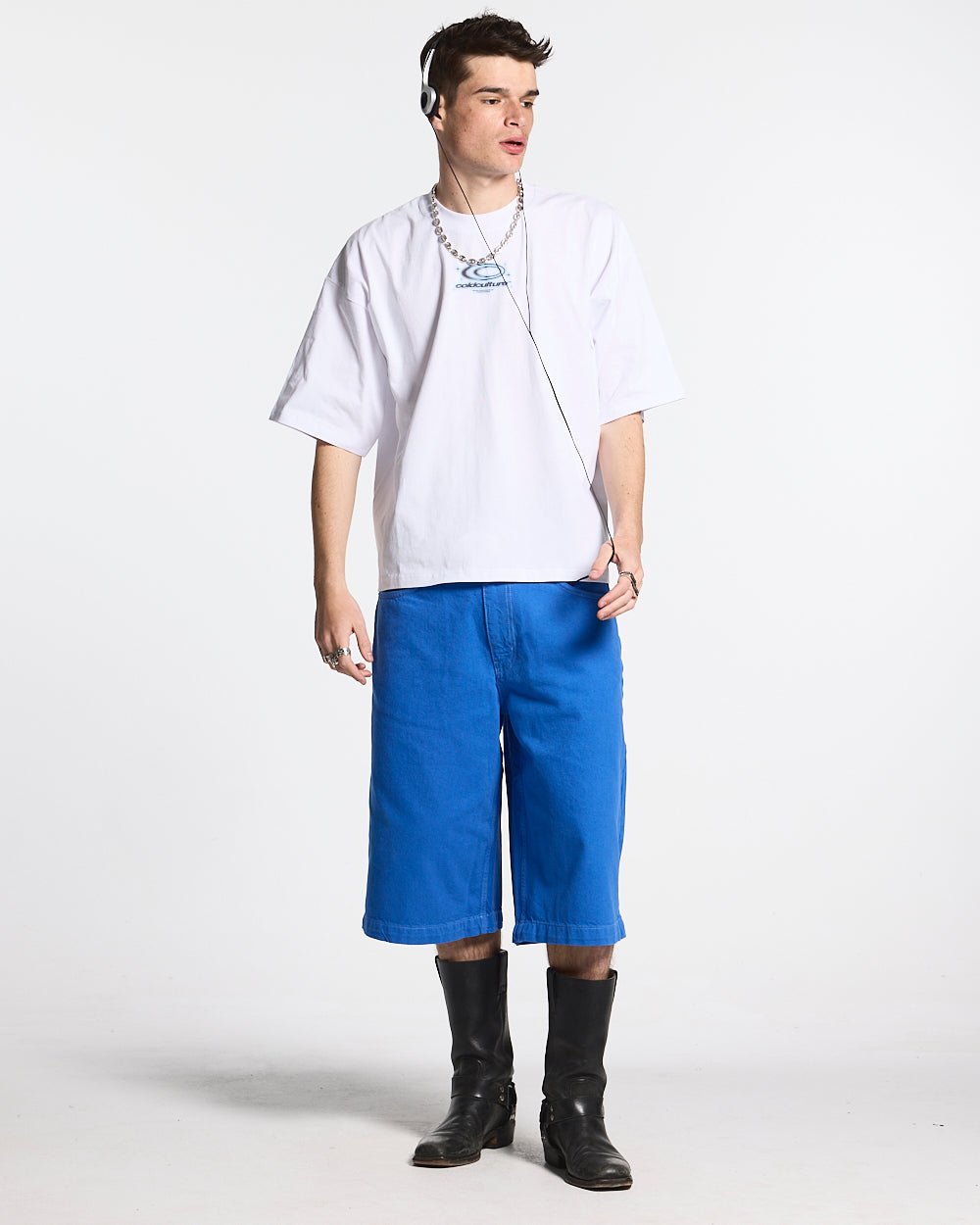 SHIMMER TEE WHITE - COLD CULTURE