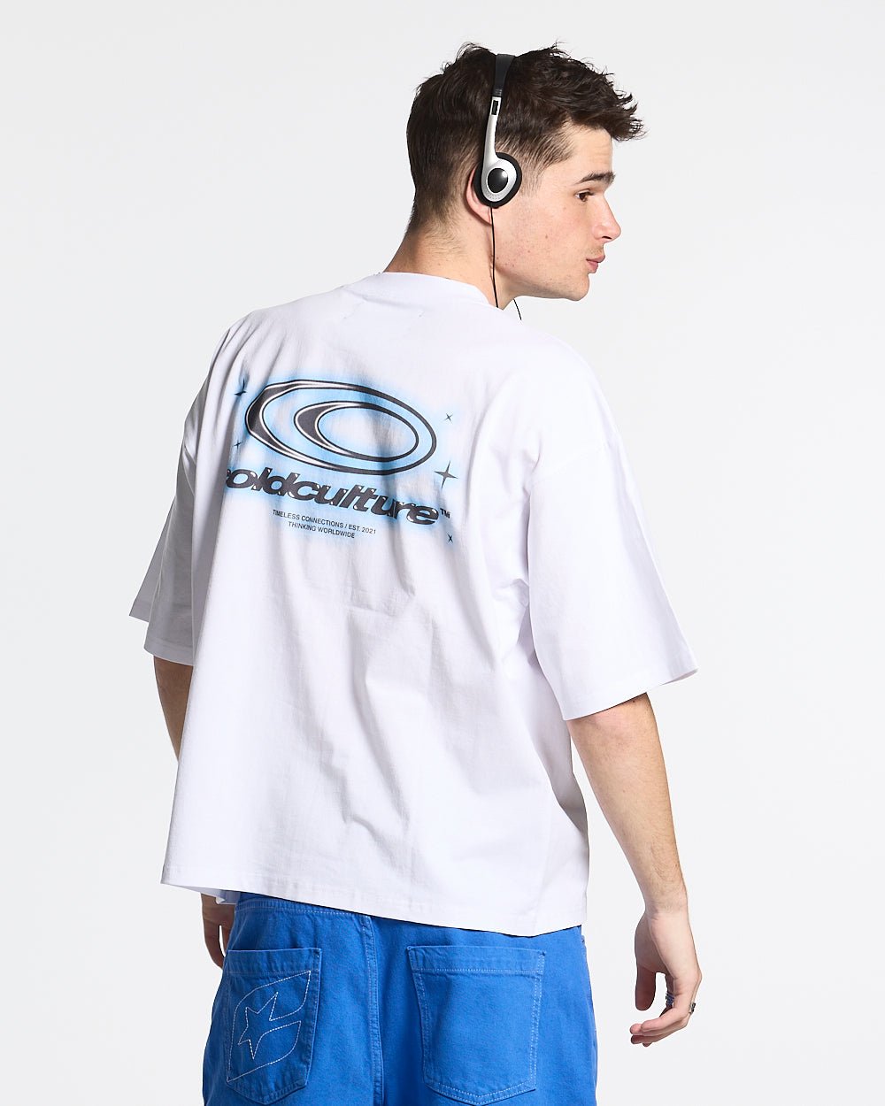 SHIMMER TEE WHITE - COLD CULTURE