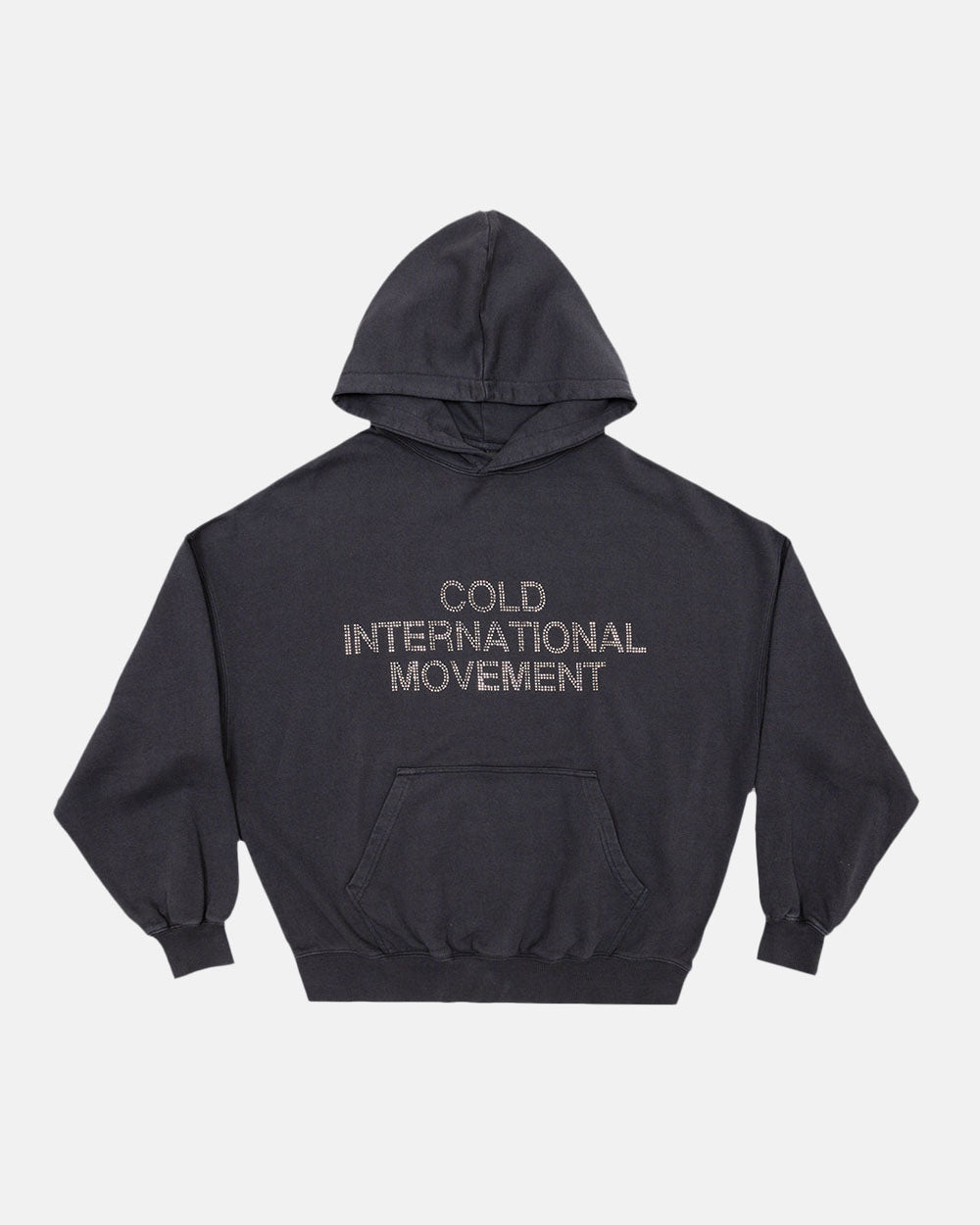 SHINY COLD HOODIE BLACK - COLD CULTURE