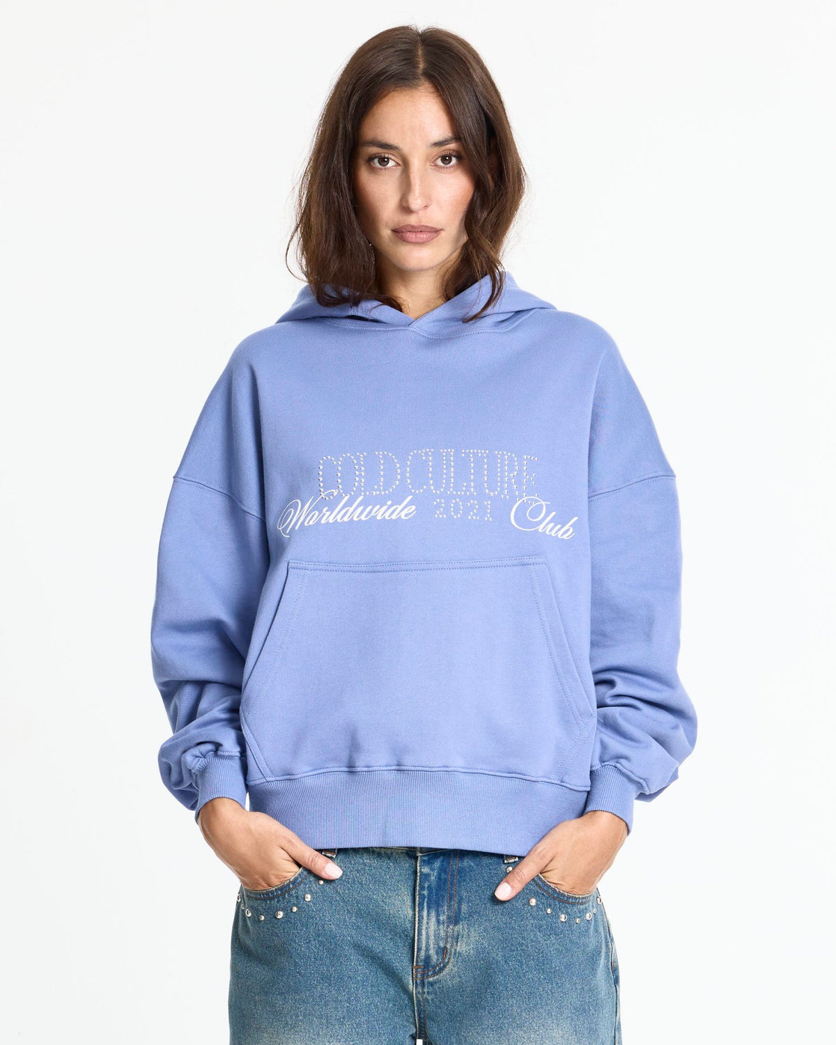 SHOT HOODIE BLUE - Cold Culture