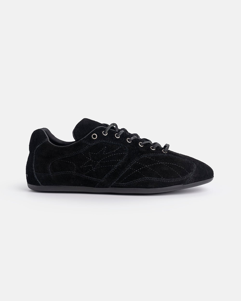 SILENT CODE SNEAKERS SUEDE BLACK - Cold Culture