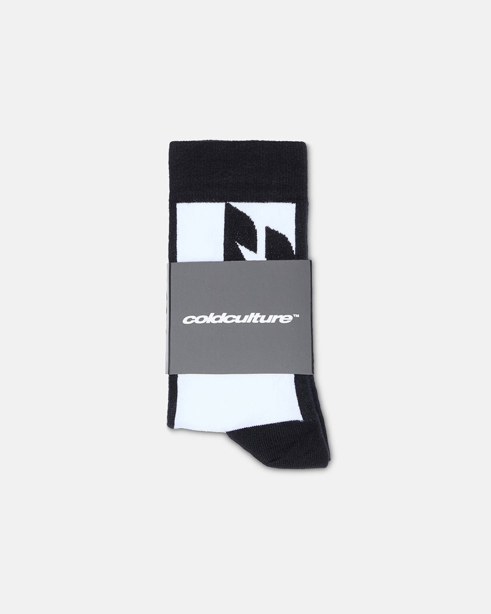 SILHOUETTE SOCKS BLACK/ WHITE - COLD CULTURE