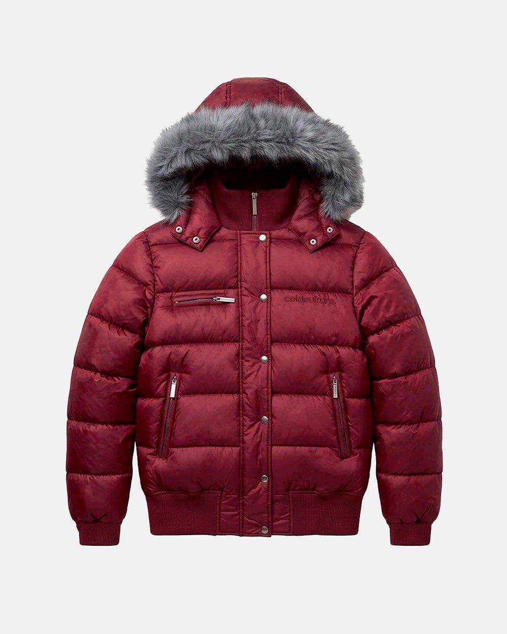 SLOPE PUFFER BURGUNDY - Cold Culture