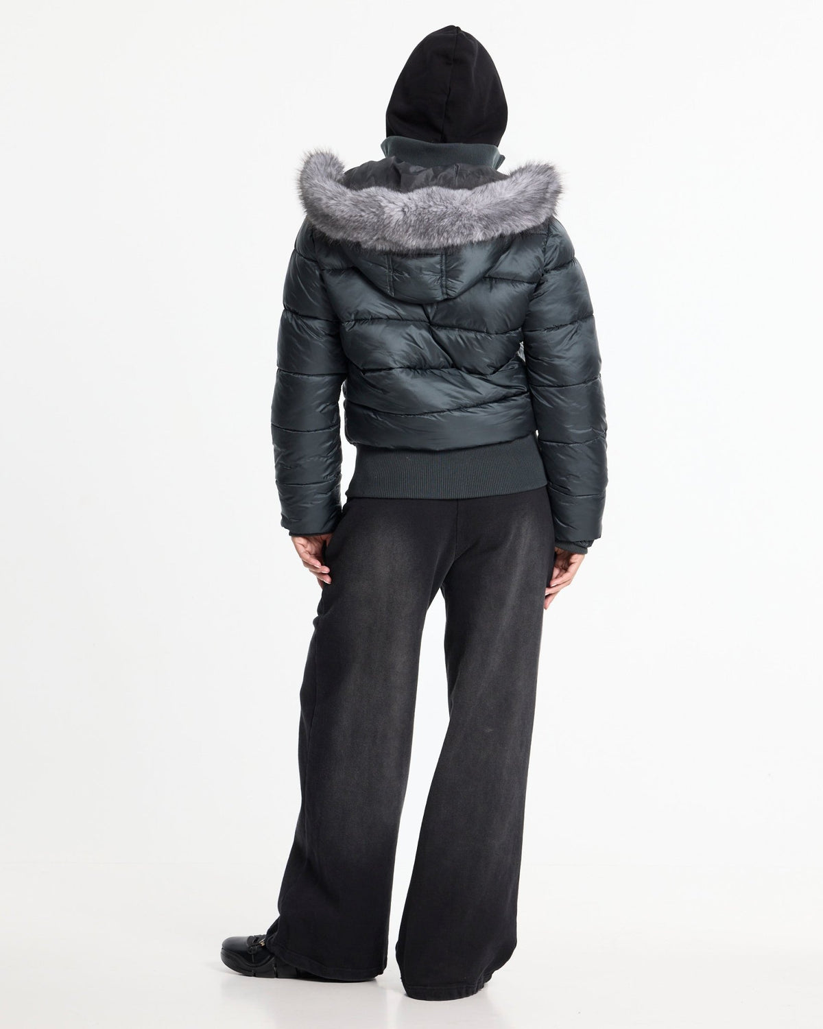 SLOPE PUFFER GREY - Cold Culture