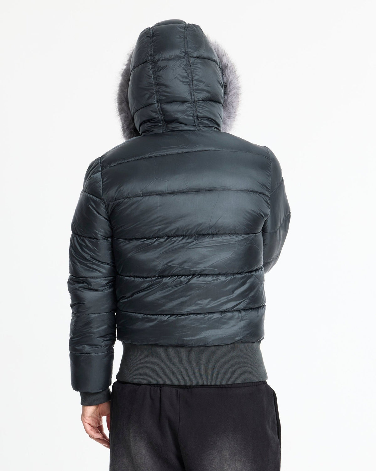 SLOPE PUFFER GREY - Cold Culture