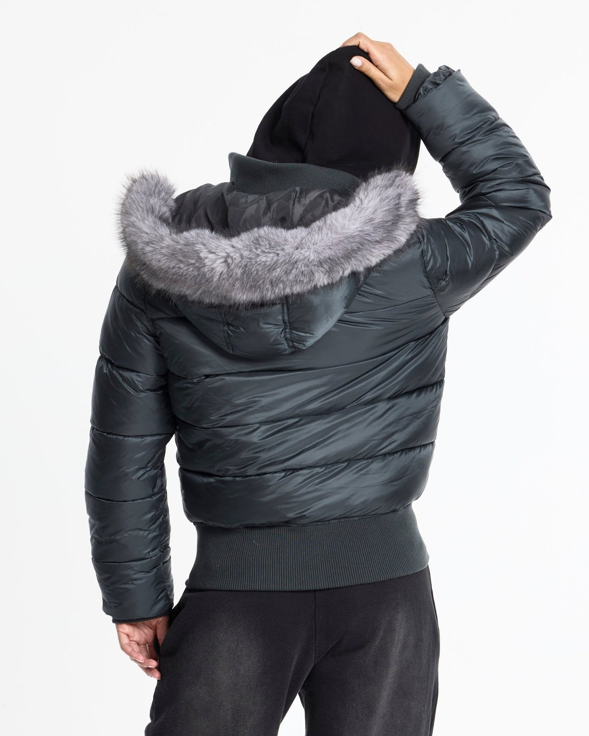 SLOPE PUFFER GREY - Cold Culture