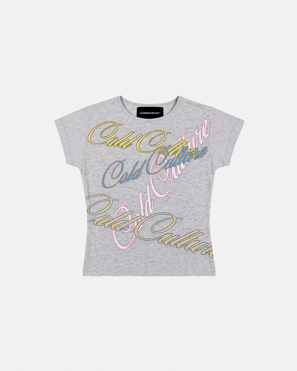 SLUGGER BABY TEE HEATHER GREY - Cold Culture