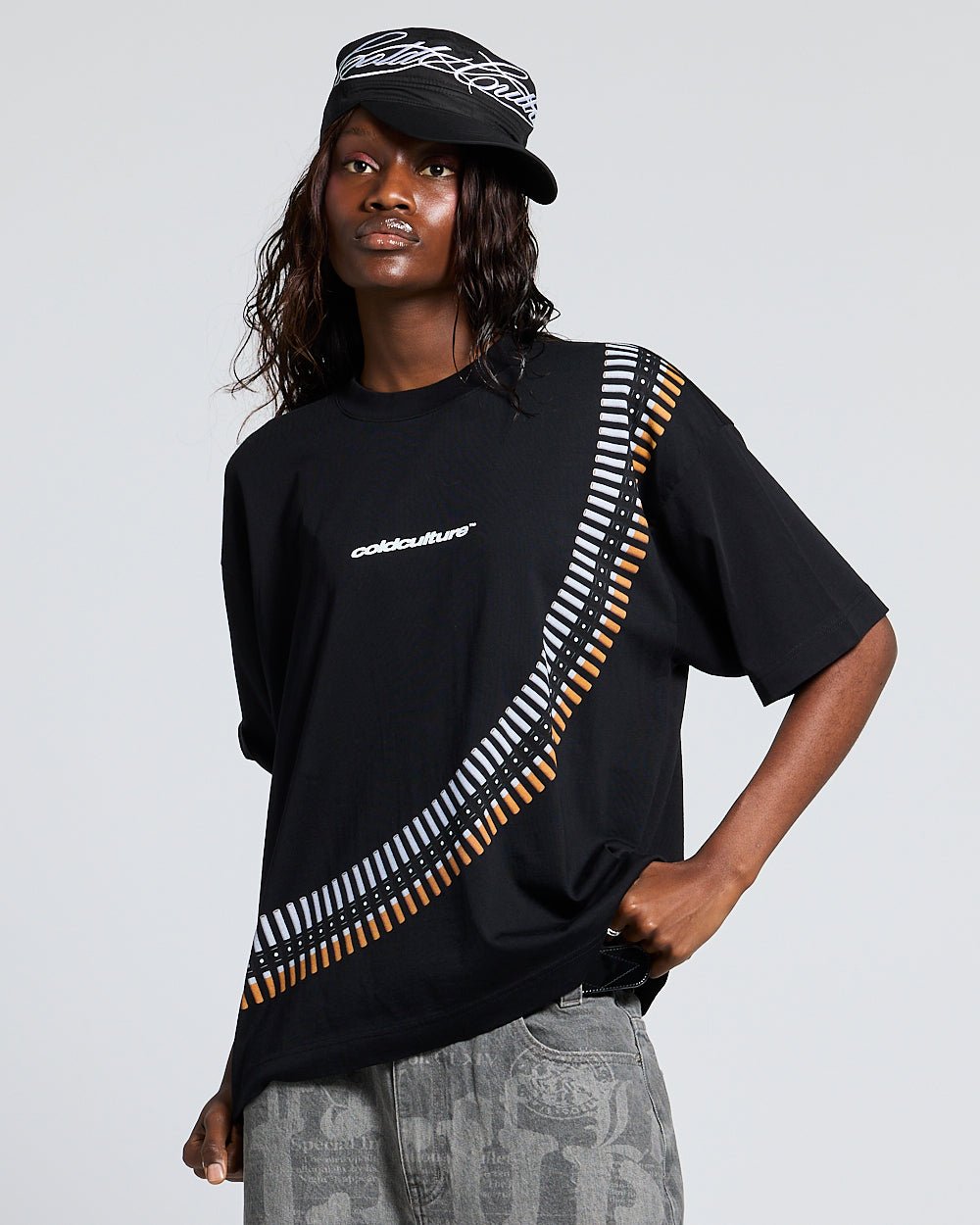 SMOKE BULLETS TEE BLACK - Cold Culture