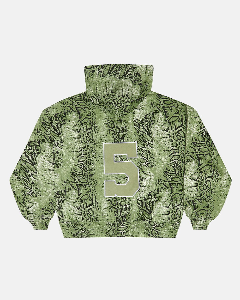 SNAKE ZIP HOODIE GREEN & BLACK - Cold Culture