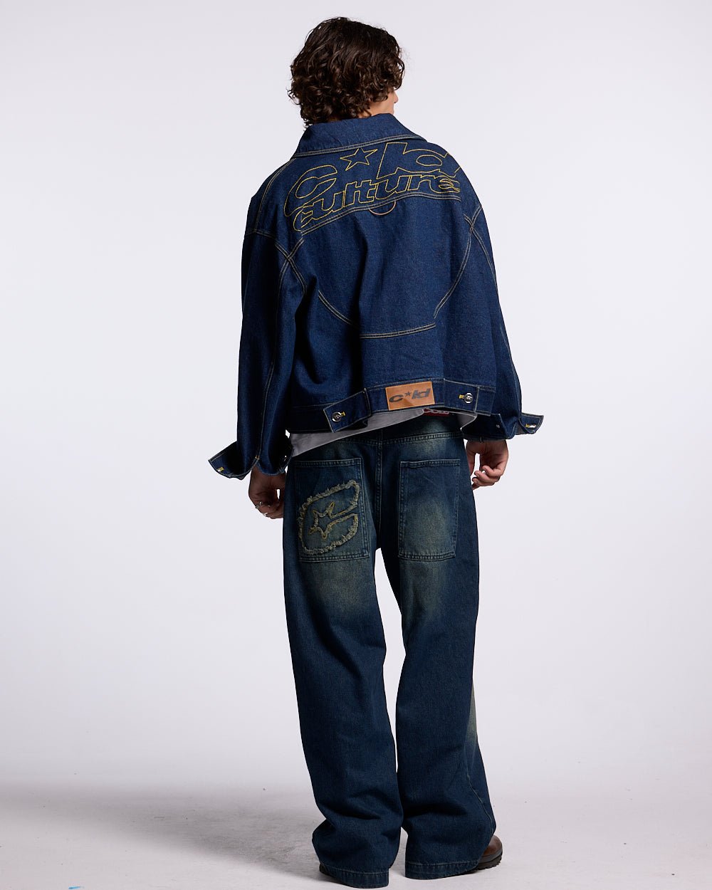 SOFT FUR DENIM JACKET RAW DENIM - COLD CULTURE