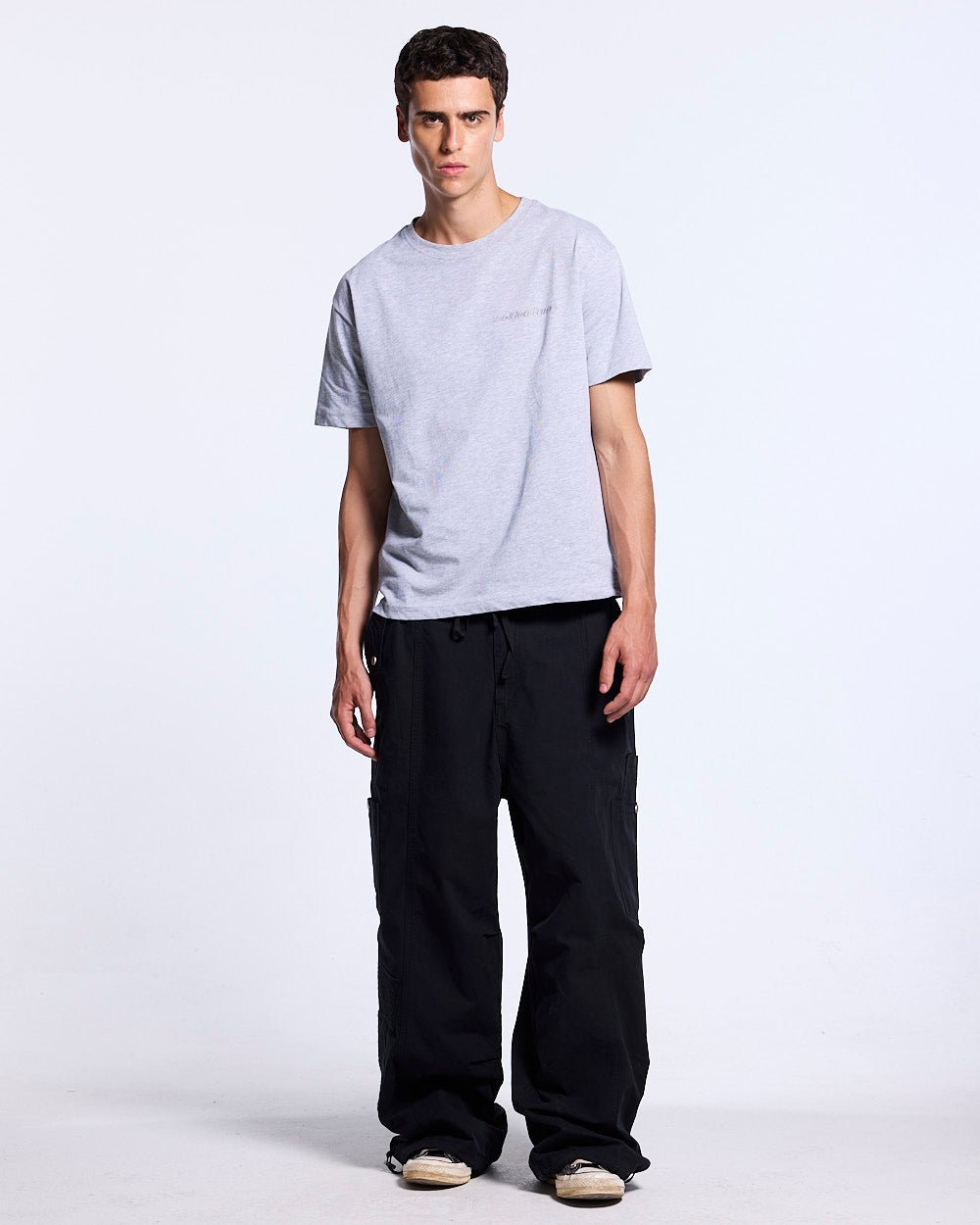 SOLID CARGO PANTS BLACK - Cold Culture