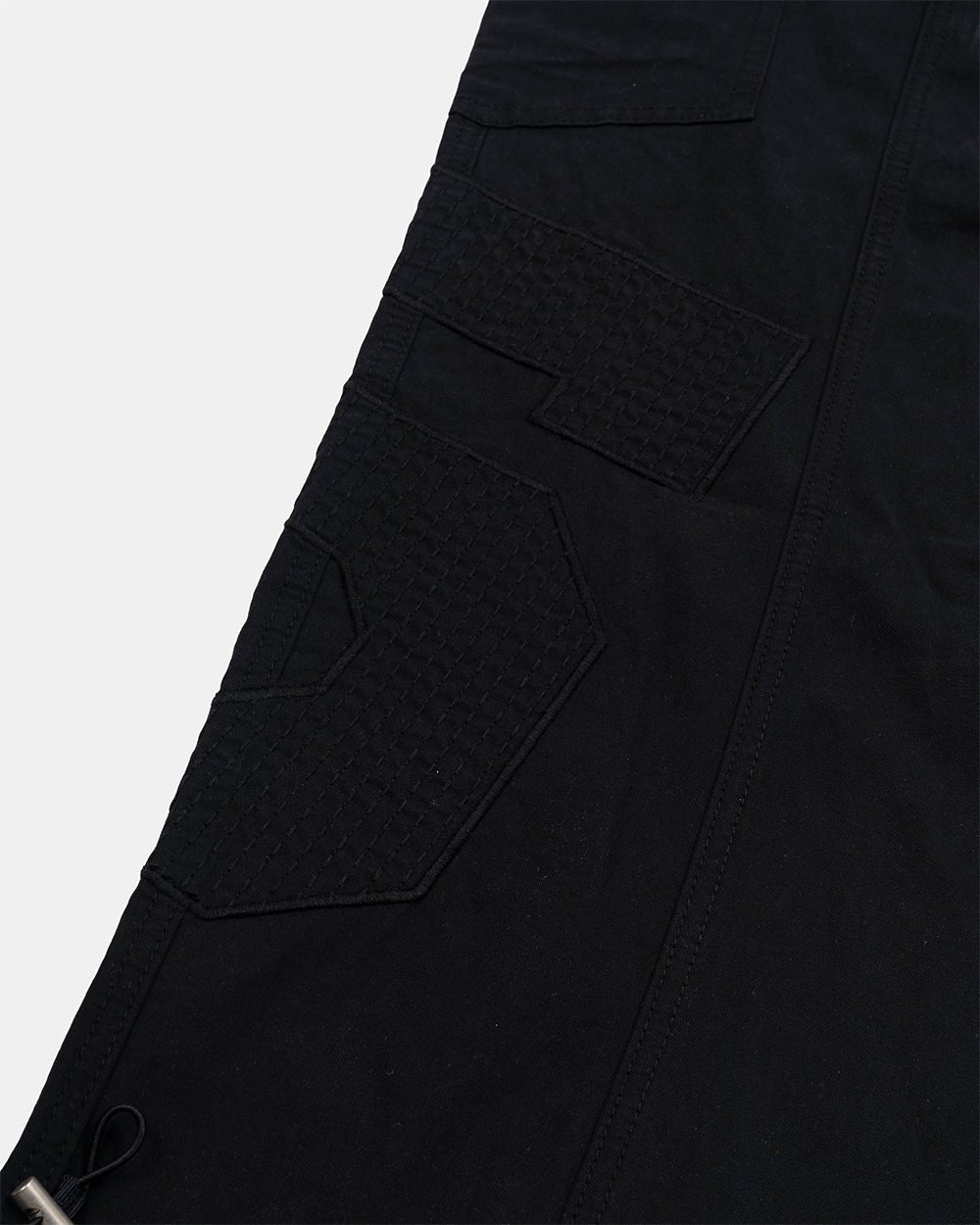 SOLID CARGO PANTS BLACK - Cold Culture