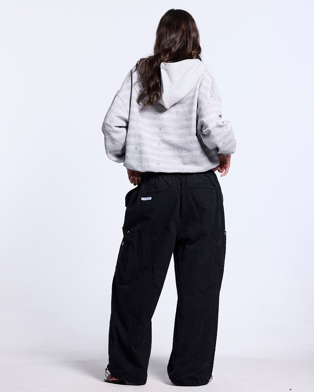 SOLID CARGO PANTS BLACK - Cold Culture