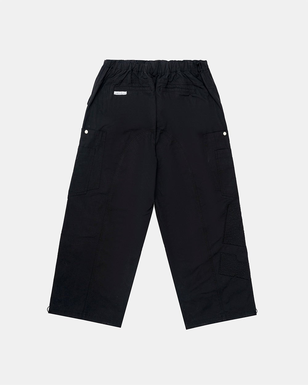 SOLID CARGO PANTS BLACK - Cold Culture