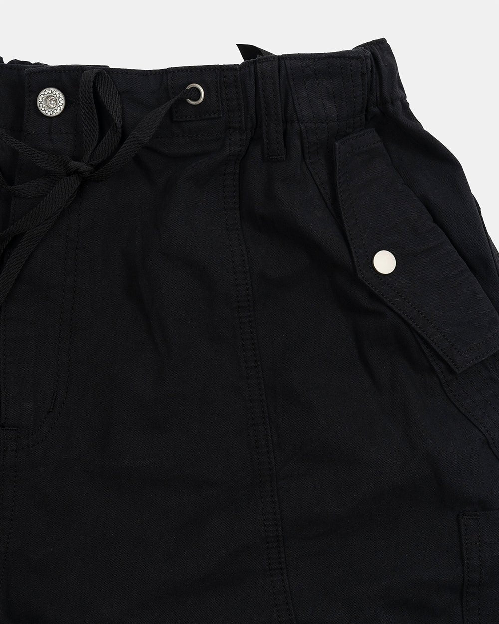 SOLID CARGO PANTS BLACK - Cold Culture