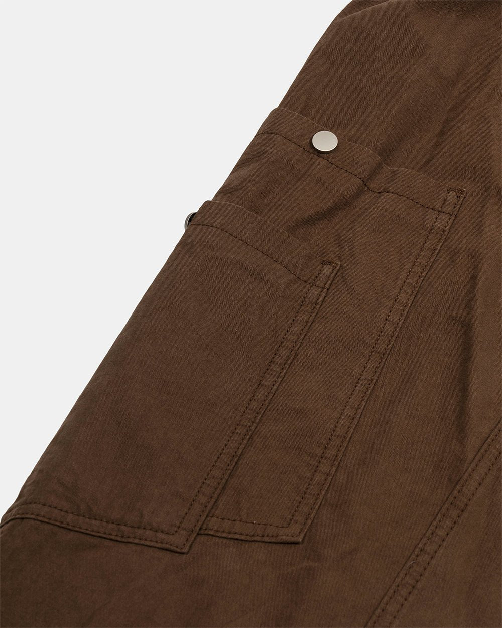 SOLID CARGO PANTS BROWN - Cold Culture