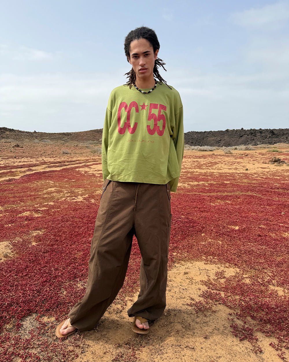 SOLID CARGO PANTS BROWN - Cold Culture