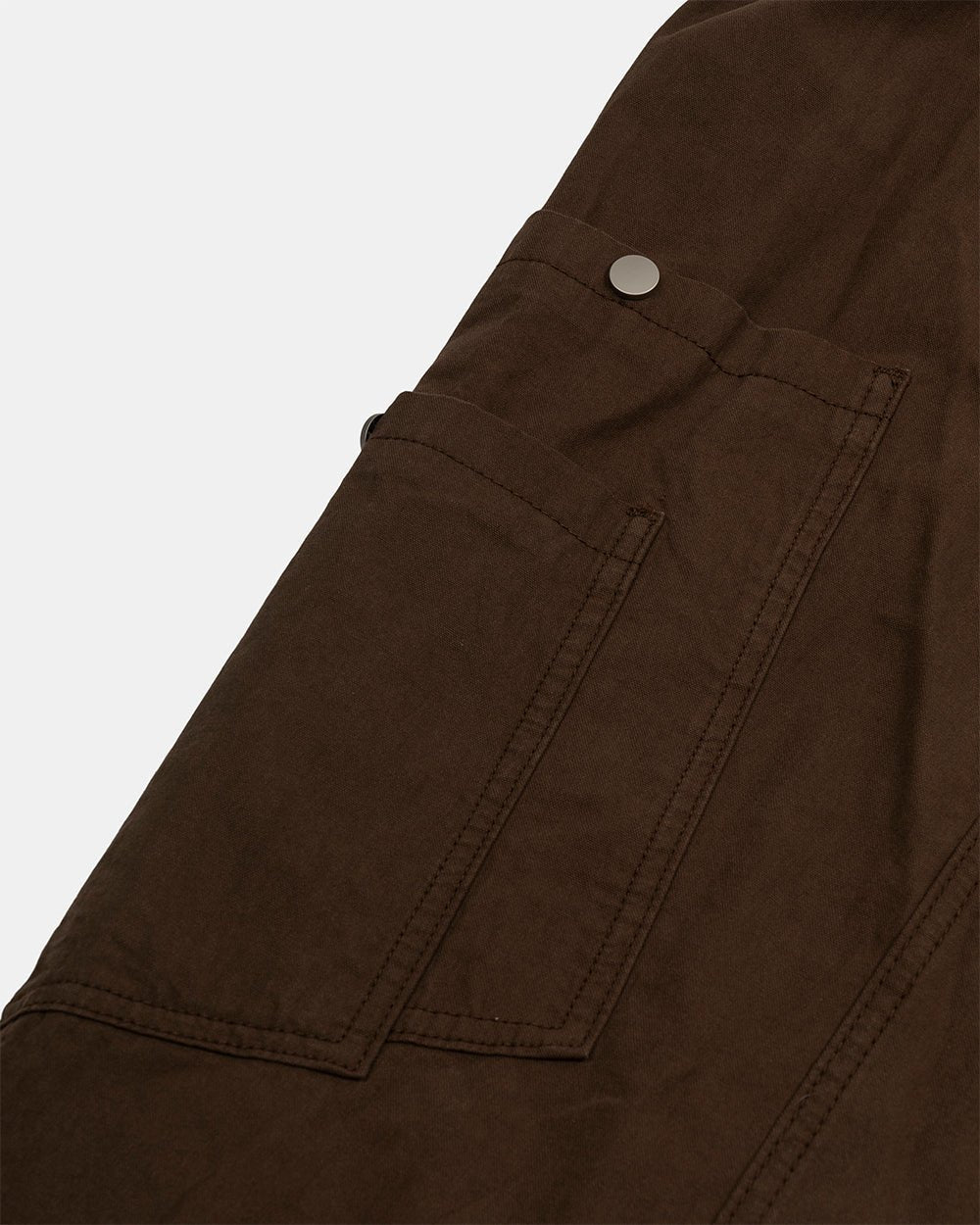SOLID CARGO PANTS BROWN - Cold Culture