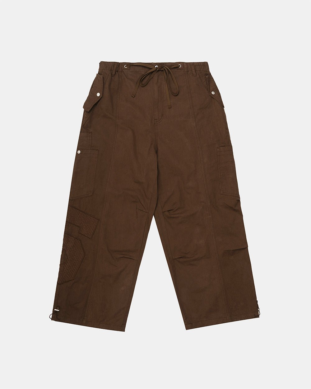 SOLID CARGO PANTS BROWN - Cold Culture