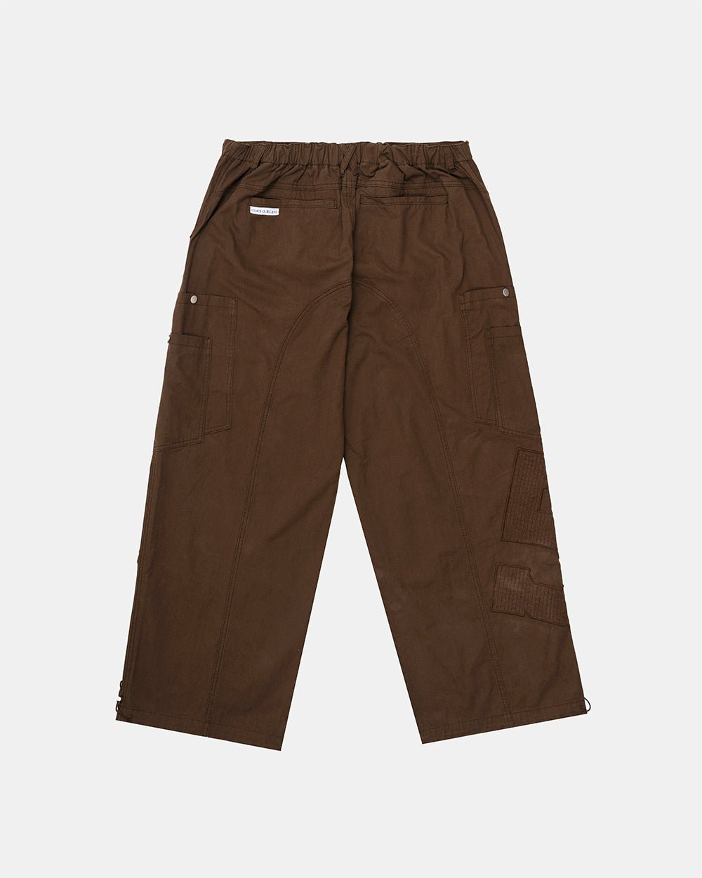 SOLID CARGO PANTS BROWN - Cold Culture