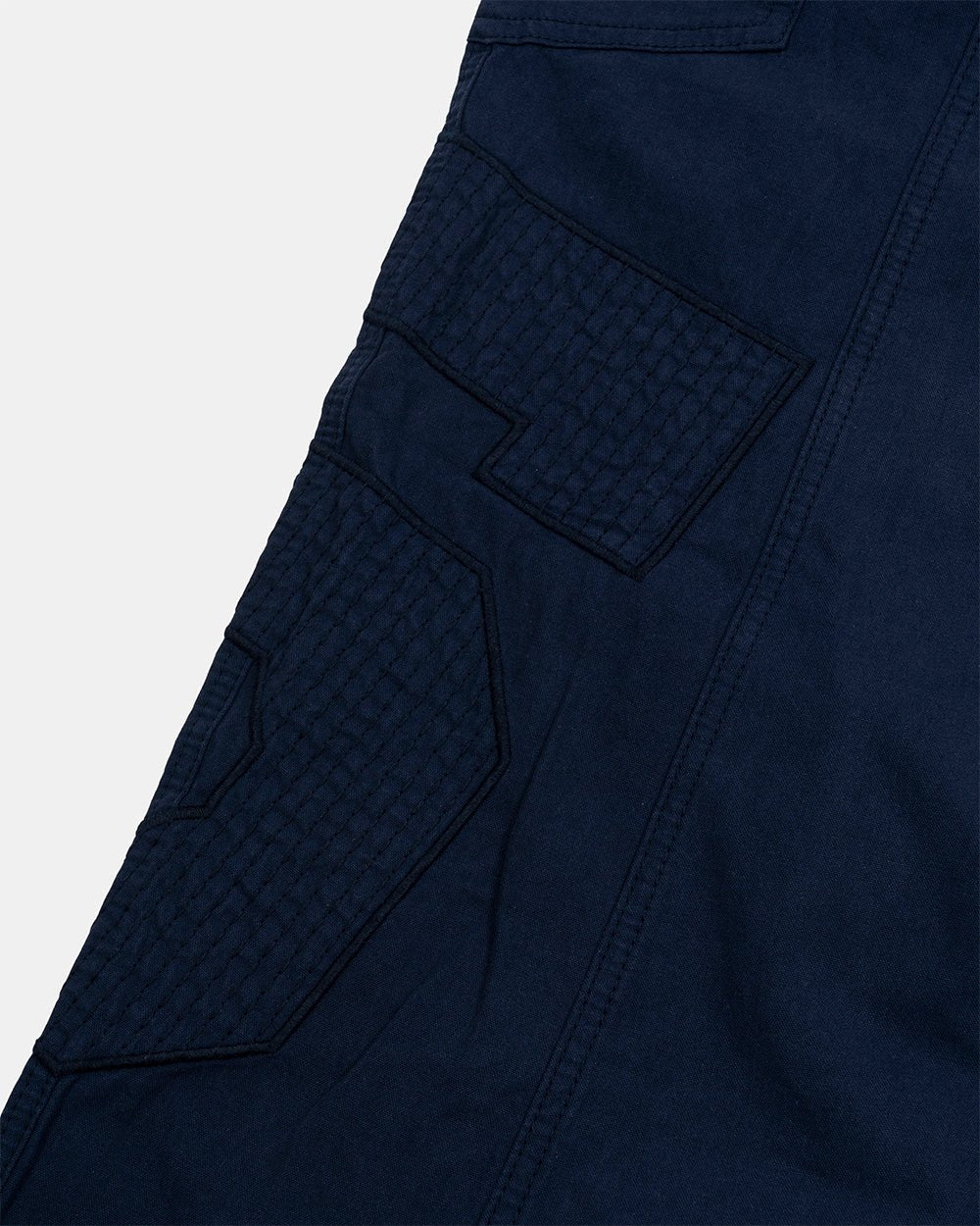 SOLID CARGO PANTS NAVY - Cold Culture