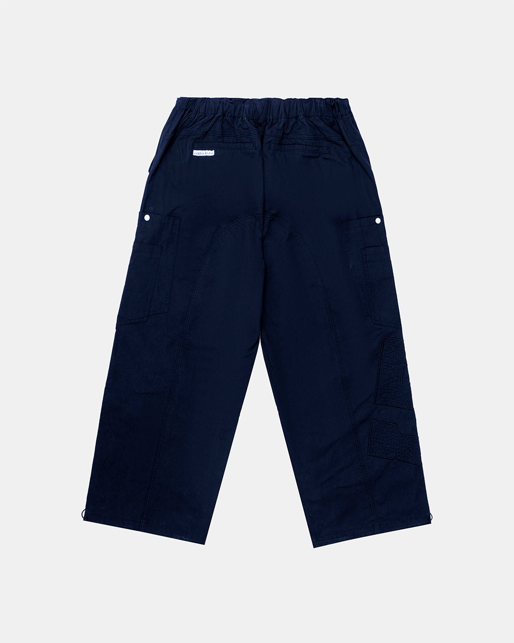 SOLID CARGO PANTS NAVY - Cold Culture
