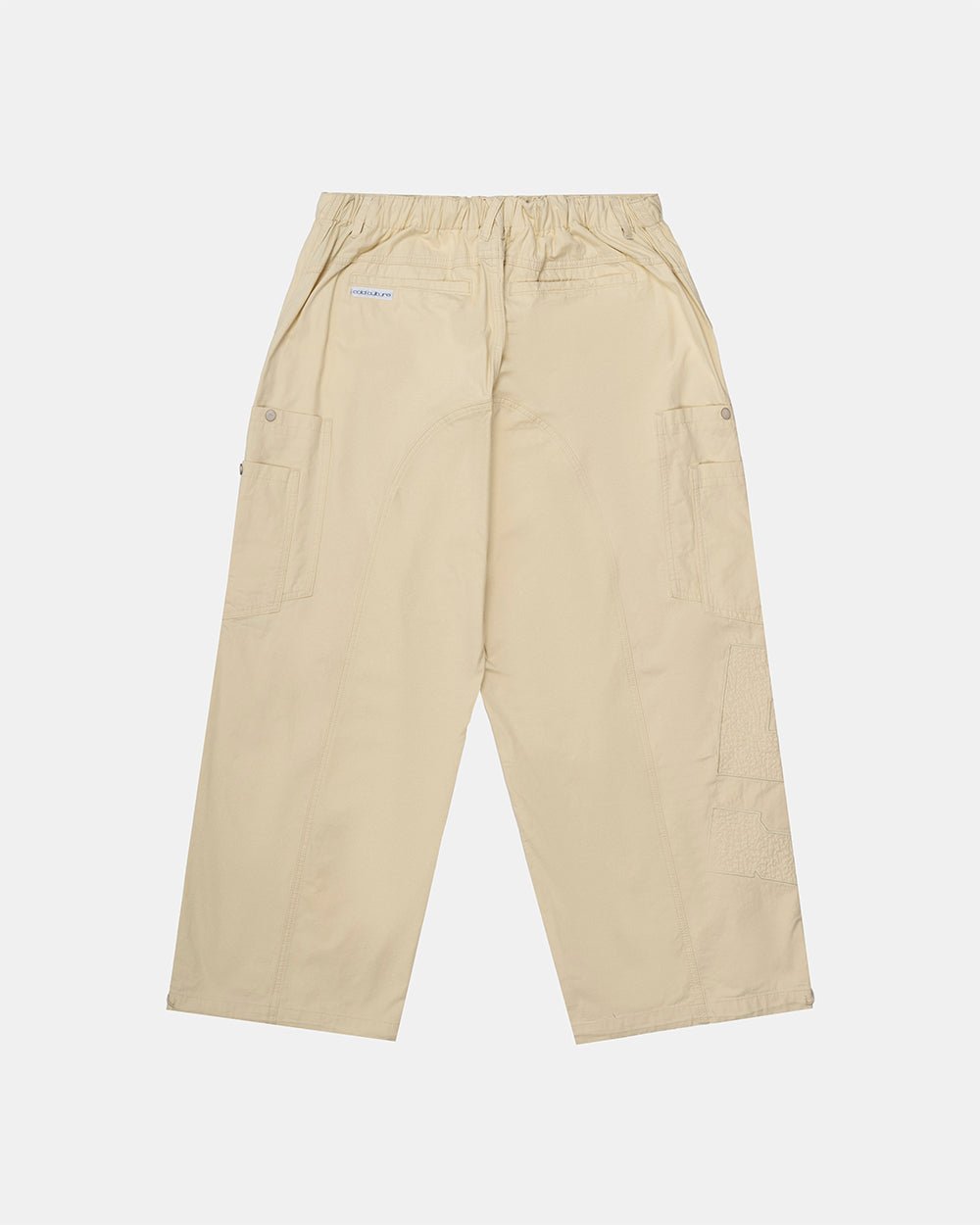 SOLID CARGO PANTS WHITE - Cold Culture