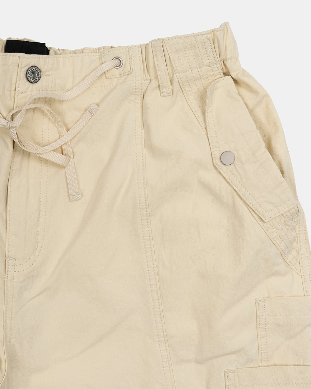 SOLID CARGO PANTS WHITE - Cold Culture