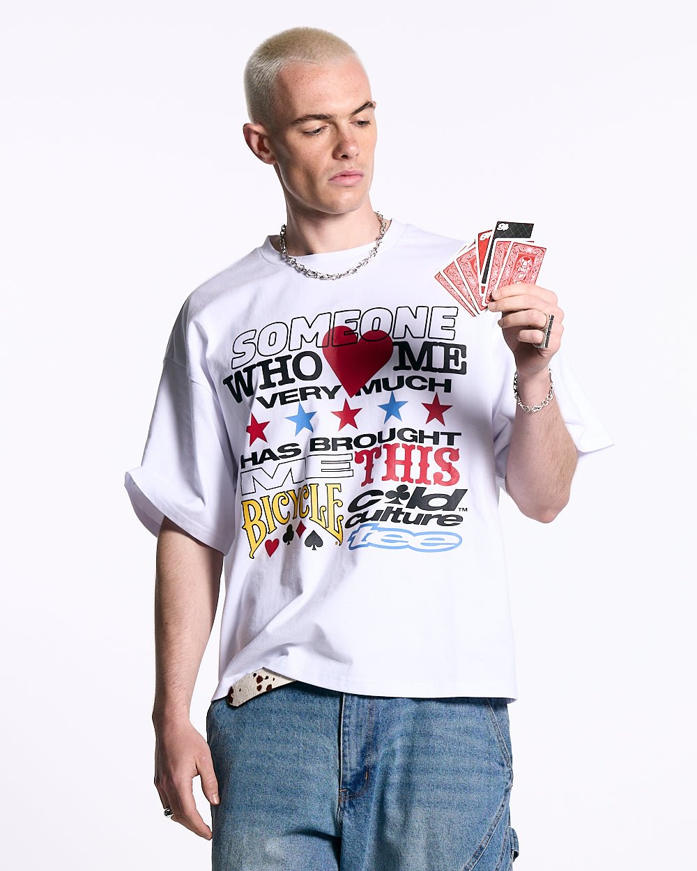 SOUVENIR BICYCLE TEE WHITE - COLD CULTURE
