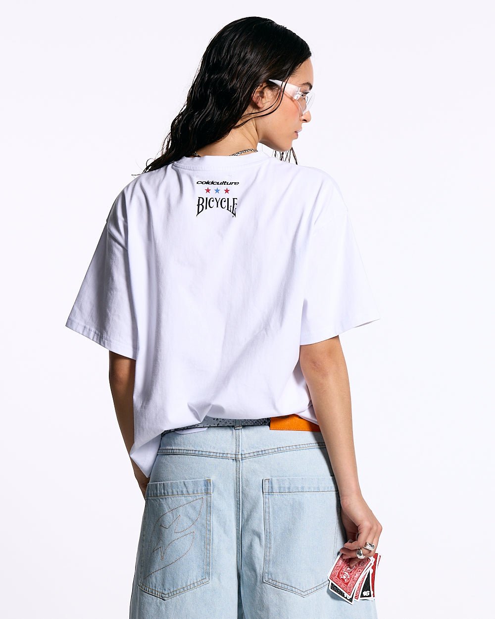 SOUVENIR BICYCLE TEE WHITE - COLD CULTURE