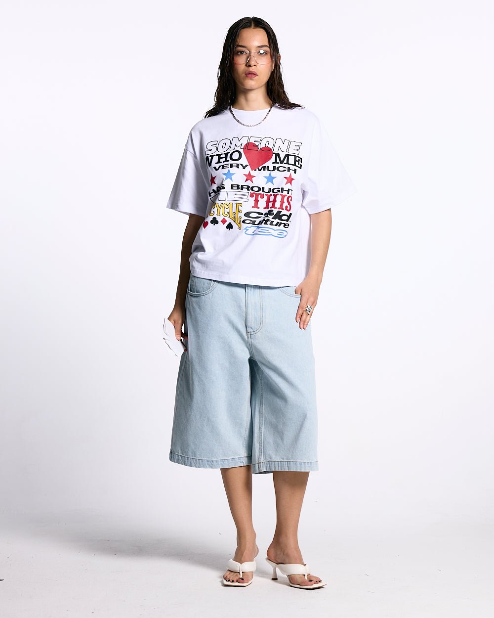 SOUVENIR BICYCLE TEE WHITE - COLD CULTURE