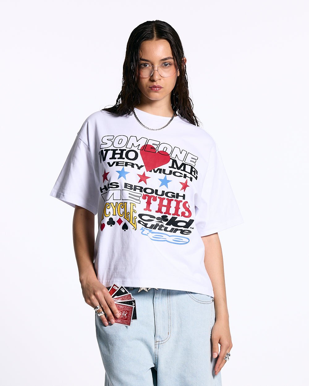 SOUVENIR BICYCLE TEE WHITE - COLD CULTURE