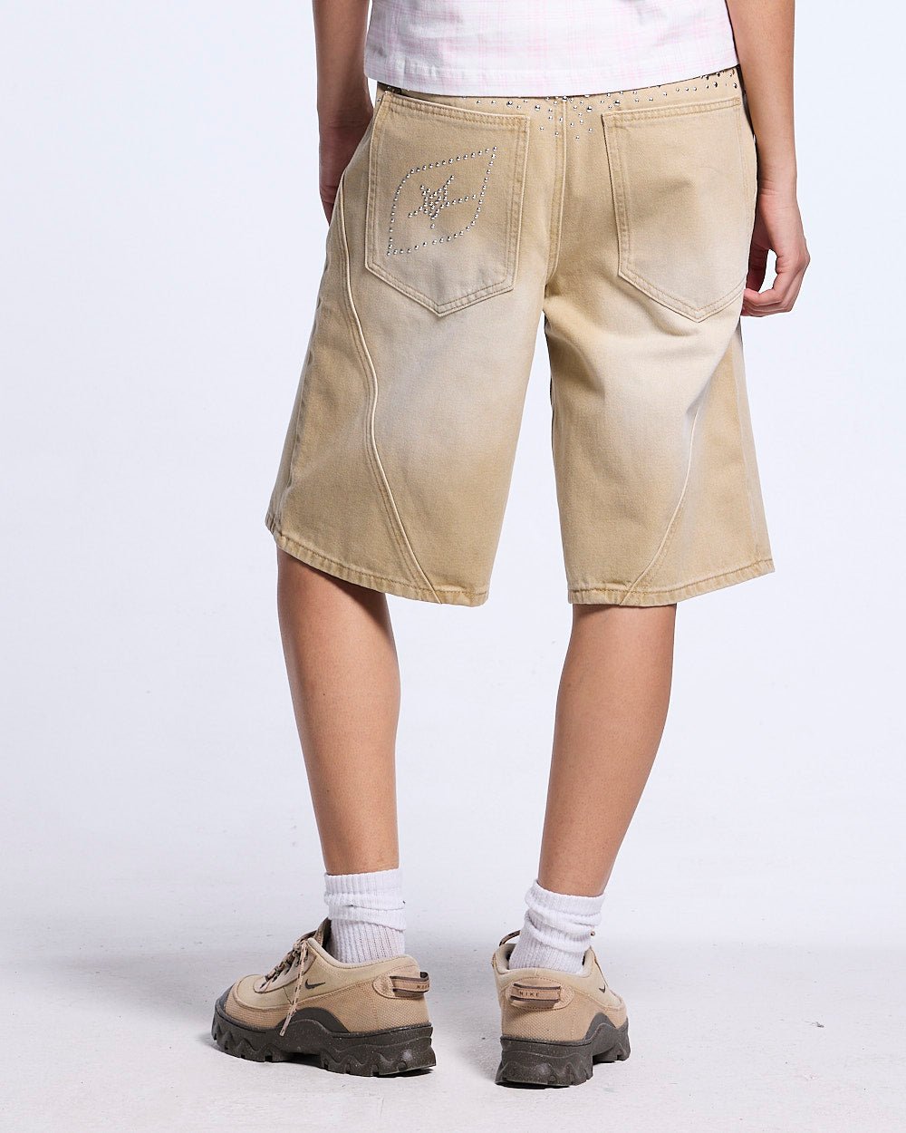 SPARK SHORTS BEIGE - Cold Culture