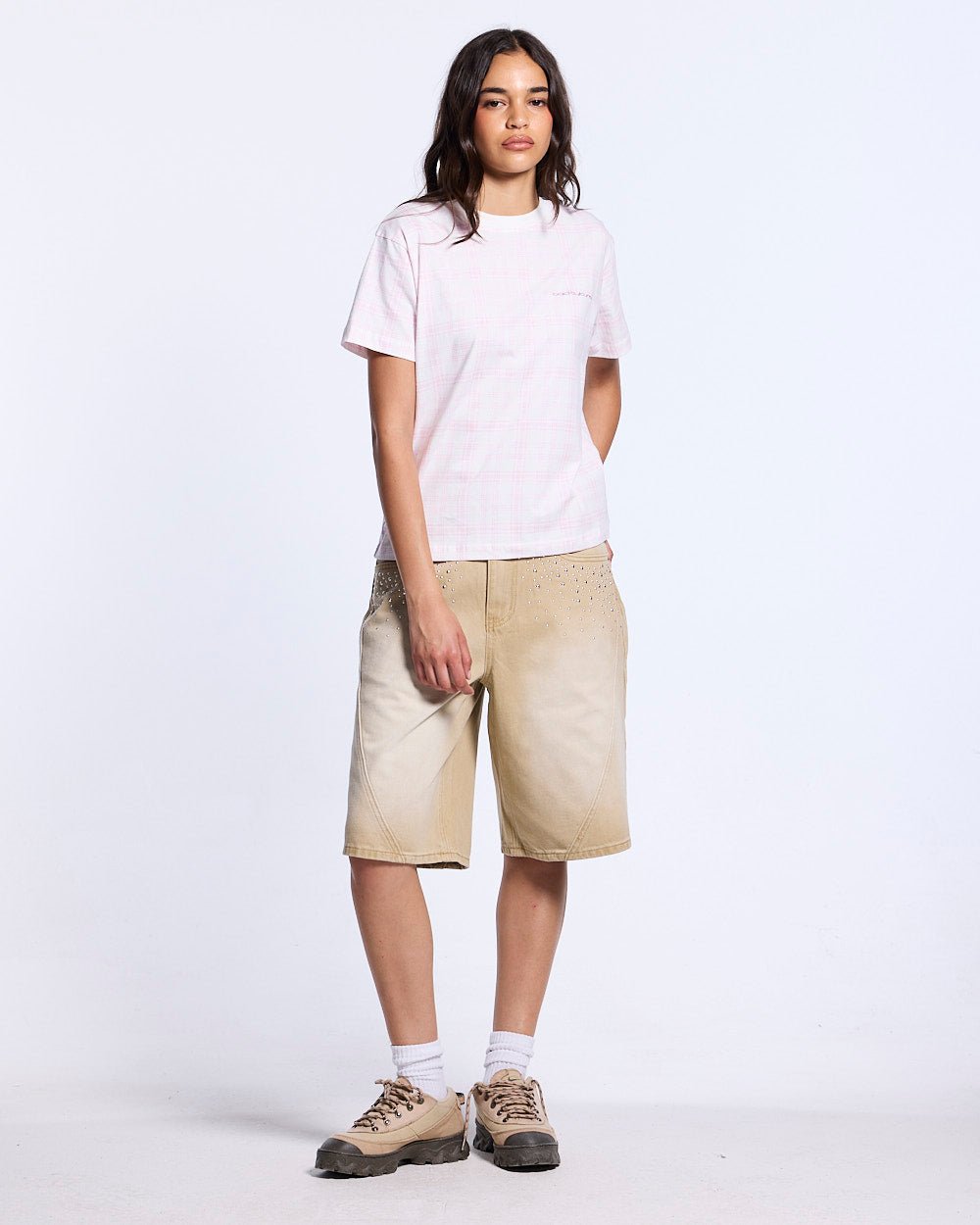 SPARK SHORTS BEIGE - Cold Culture
