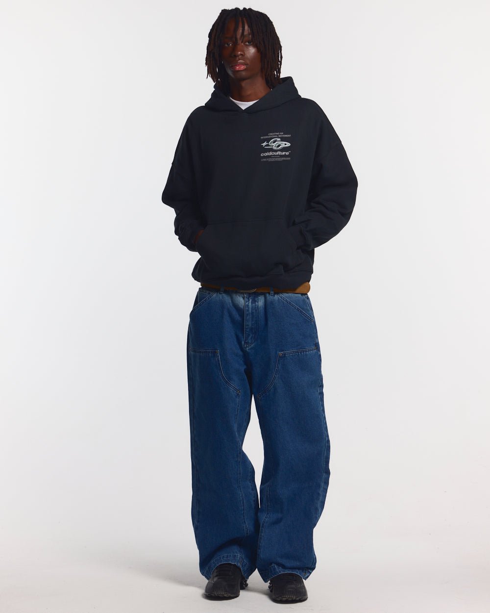 SPARKLY HOODIE BLACK - COLD CULTURE