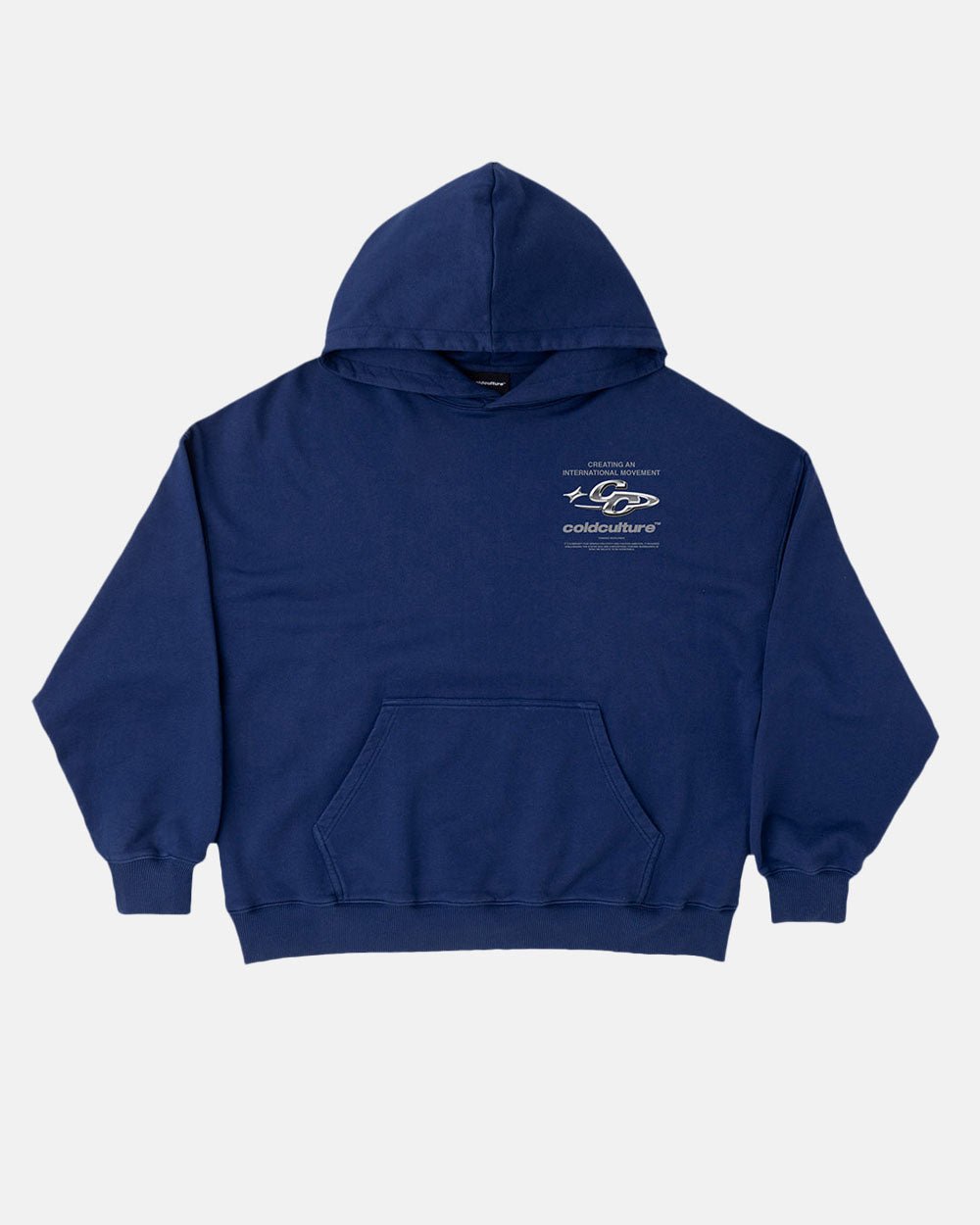 SPARKLY HOODIE COSMIC BLUE - COLD CULTURE