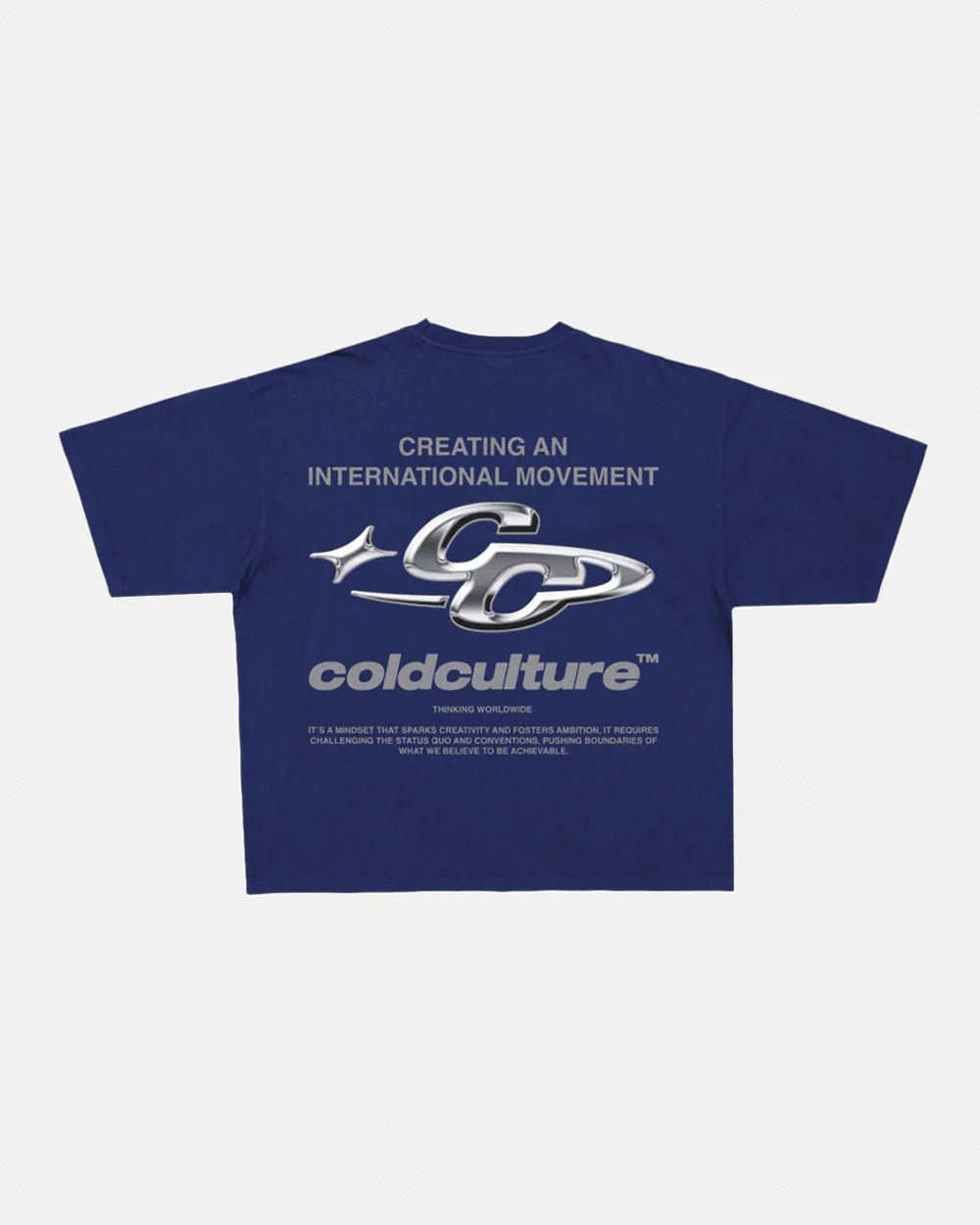 SPARKLY TEE COSMIC BLUE - Cold Culture