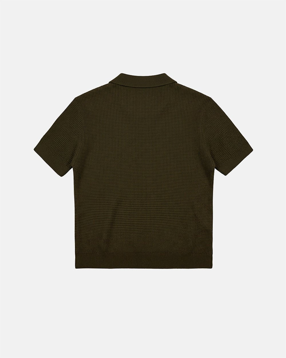 SPARROW KNIT POLO GREEN - Cold Culture