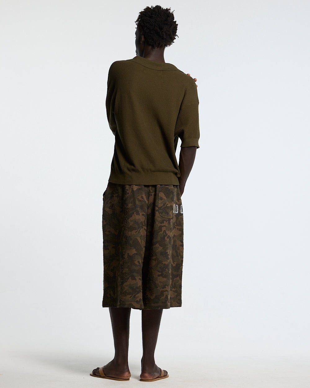 SPARROW KNIT POLO GREEN - Cold Culture