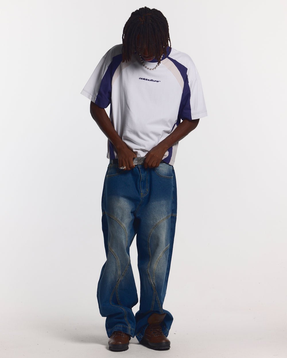 SPEED SPOKE TEE BLUE - COLD CULTURE